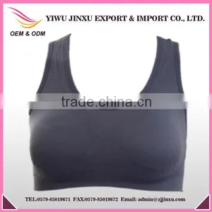 Fitness Gym Yoga Wear Factory Designer Wireless Sports Bra Vest Women thumbnail-1