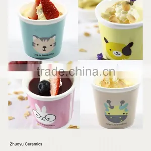 Mini Ceramic Mug Ceramic Ice Cream Cup thumbnail-1