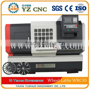 Cnc Alloy Rim Repair Lathe WRC30 Alloy Wheel Repair Equipment Quality Choice thumbnail-1