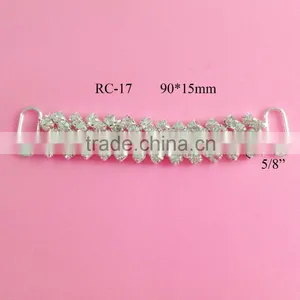Stock Hot Selling Rhinestone Connector for Headband/hairwear(RC-17) thumbnail-1