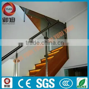 Stainless Steel Glass Stair Handrail Factory thumbnail-1