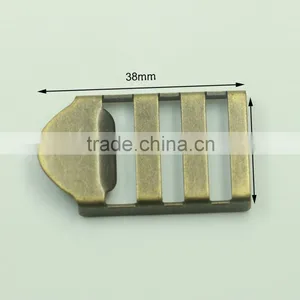 Eco-friendly Metal Iron 20mm Antique Ladder Lock Buckle for Strap thumbnail-2