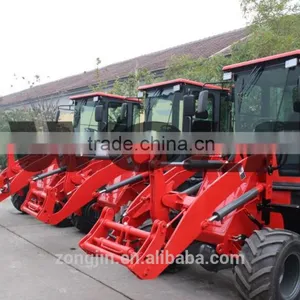 WOLF Mini Articulated Front End Wheel Loader Farm Tractor ZL10F for Hot Sale Weifang Loader thumbnail-5