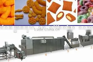 Shell Spiral 3D Snack Food Processing Line, Stereoscopic Triangle Fish 3D Snack Food Processing Line thumbnail-3