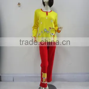 Atmospheric Cartoon Cute Bear Round Collar Pajamas Women thumbnail-2