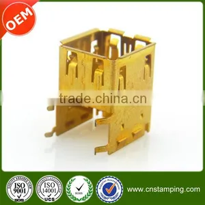 Metal Punching Electronic Connector Shield thumbnail-2