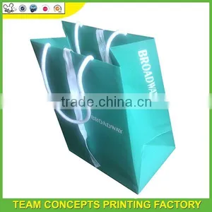Logo Printed Brown Craft Gift Shopping Paper Bag thumbnail-1