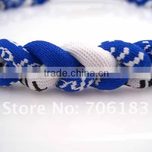 Triple Braided Cheap Sports Custom Titanium Sports Mesh Necklace thumbnail-2