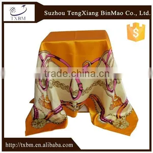 Chain Pattern 100% Silk Scarf thumbnail-1