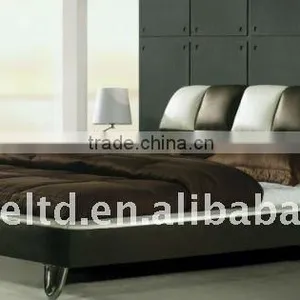 Leather Upholstered Bed thumbnail-1