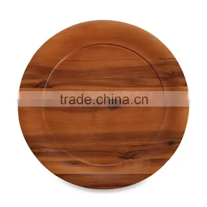 13.3-Inch Wooden Charger thumbnail-1