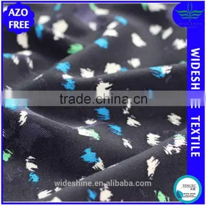 PRINTED Tencel Cotton Twill Woven Fabric FASHION Cloth GARMENTS Trousers Material thumbnail-1