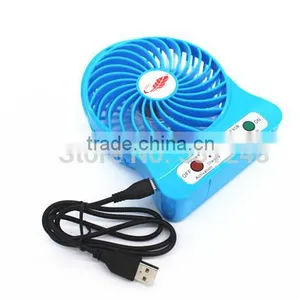 New Arrival Portable Mini USB Fan Strong Wind Desk Fan 3 Speed Modes Cool USB Electric Fan for Camping/Hiking/ Indoor/ Outdoor thumbnail-3