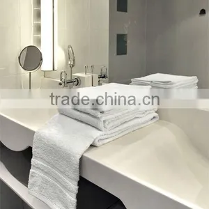 White 100%cotton Hotel Bath Towels/ Face Towel/hand Towel thumbnail-1