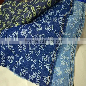 Printed Denim Fabric Pure Cotton Denim thumbnail-1