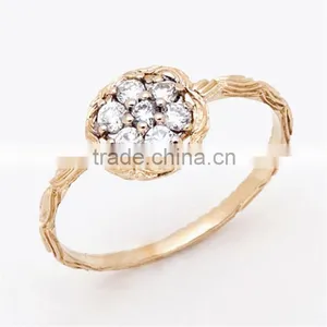 2014 Valentine's Day Gift Gold Rings Design for Women thumbnail-1