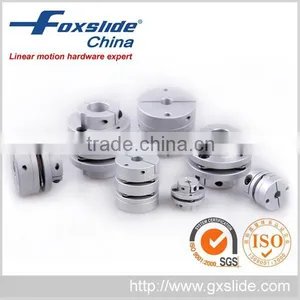 Gear Motor and Ballscrew Shaft Double Disc Couplings With Clamps 12 to 15 mm OD 44x50mm thumbnail-1