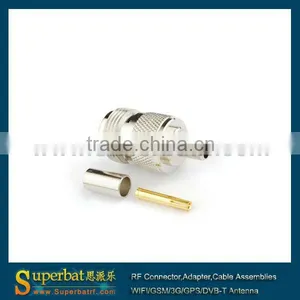 N Crimp Jack Connector for LMR195 n Male Jumper Cable thumbnail-1