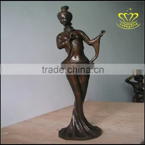 The European Indoor Bronze Sculpture Figures of Boys and Girls Dancing thumbnail-2