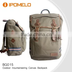 Durable Canvas Moutain Backpack Sports Backpack thumbnail-1