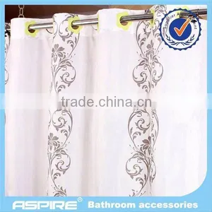 Hot Sales Beautiful Printed Hookless Shower Curtain thumbnail-3