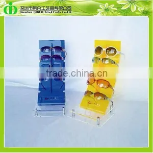 DDU-0006 Countertop Standing Sunglasses Display Rack, Acrylic Sunglasses Display Rack, Plexiglass Sunglasses Rack thumbnail-1