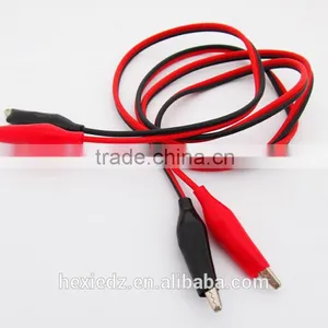 Alligator Clip to Alligator Clip Electrical Test Cable Leads thumbnail-1