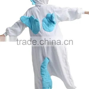 New Legendary Blue Unicorn Adult Animal Full Body Pajamas Party Costume thumbnail-3