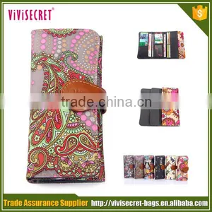 Vivisecret New Design Wallet Card Holder Fashion Printing Nylon Wallet for Lady thumbnail-4