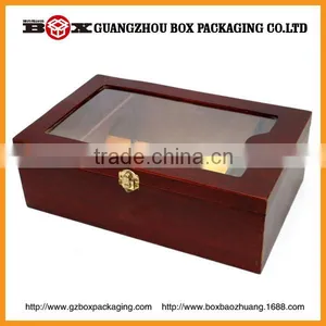 Wholesale Luxury Window Box High Quality Wine Box thumbnail-2