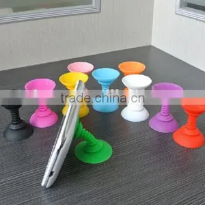 Silicone Double-sided Phone Suction Holder Sucker Stand / Silicone Cell Phone Stand / Suction Cup Mobile Phone Stand thumbnail-2