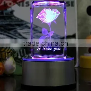 3D Crystal Light Cube thumbnail-1