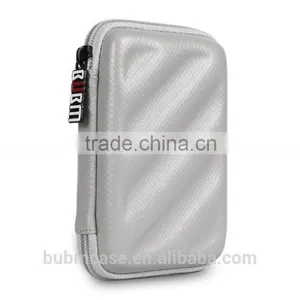 Fashion Bubm PU Silver Mini Digital Storage Bag Usb Headphones Cable Bag Waterproof and it Broke thumbnail-4