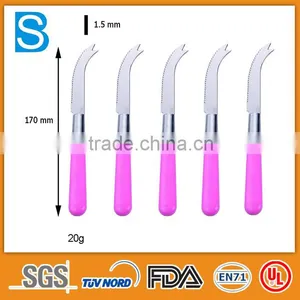 Different Colorful Plastic Handle Cheese Knife Set thumbnail-3