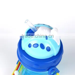 Eco-friendly PP Sippy Cup Water Drinking Bottle With Silicone Tube thumbnail-4