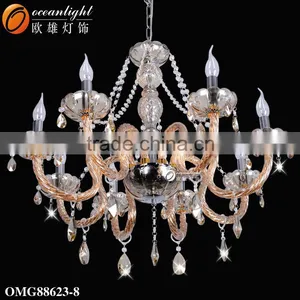 Chandelier Candle Light,european Glass Chandelier OMC1015- thumbnail-6