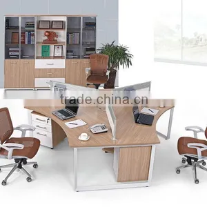 2014 New Modern Office Triangle Workstation for Three People E-502 thumbnail-1