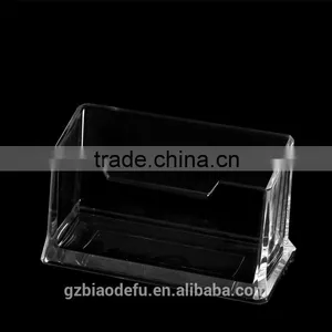 Clear Acrylic Desktop Business Card Holder Manufacture thumbnail-2