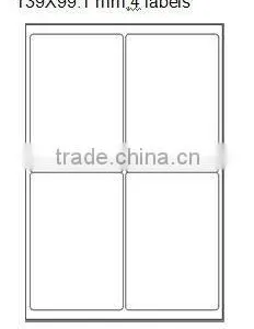 Self Adhesive White Parcel Label 139x99.1mm, A4 Label thumbnail-1