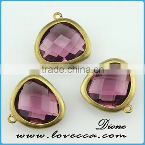 Glorious Fashion Green Single Stone Teardrop Pendant Necklace thumbnail-5