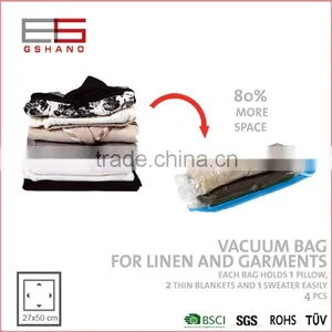 Hot Sell Vacuum Storage Roll up Space Bag for Travel and Clothes thumbnail-1