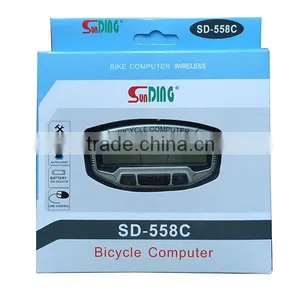 High Quality Bike Computer Sunding Wireless Bicycle Computer Classical Cycle Speedometer 558C thumbnail-4