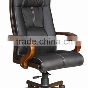 Big Size New Design Boss Swivel Wooden Chair thumbnail-1