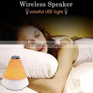 Hot Sales! Bluetooth Wireless Speakers With Colorful LED Light Lamp With Radio Function, Handsfree, Support TF Card thumbnail-6