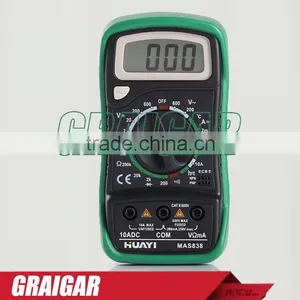 MAS838 Mini Multimeter Digital Multimeter Multifunction Multimeter Detector LCD Display thumbnail-1
