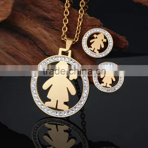 Dubai Gold Jewelry Set Wedding Jewellery Designs Wholesale thumbnail-2