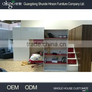 Super Quality off White Bookcase, Bookcase Wood, Small Wooden Bookcase thumbnail-1