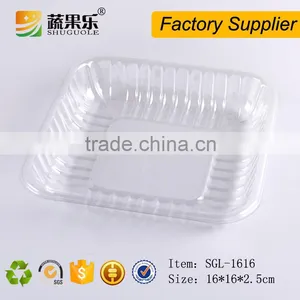 Disposable Plastic Clear Fruit Food Tray thumbnail-5