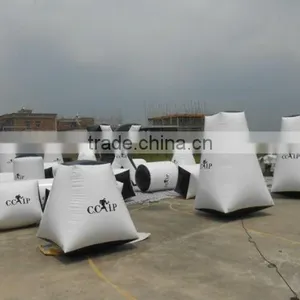 High Quality Inflatable Paintball Bunker Made by Durable 0.6mm PVC Tarpaulin With LOGO thumbnail-1