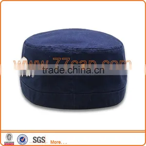 Fashion Plain Brush Cotton Brand Military Cap thumbnail-2